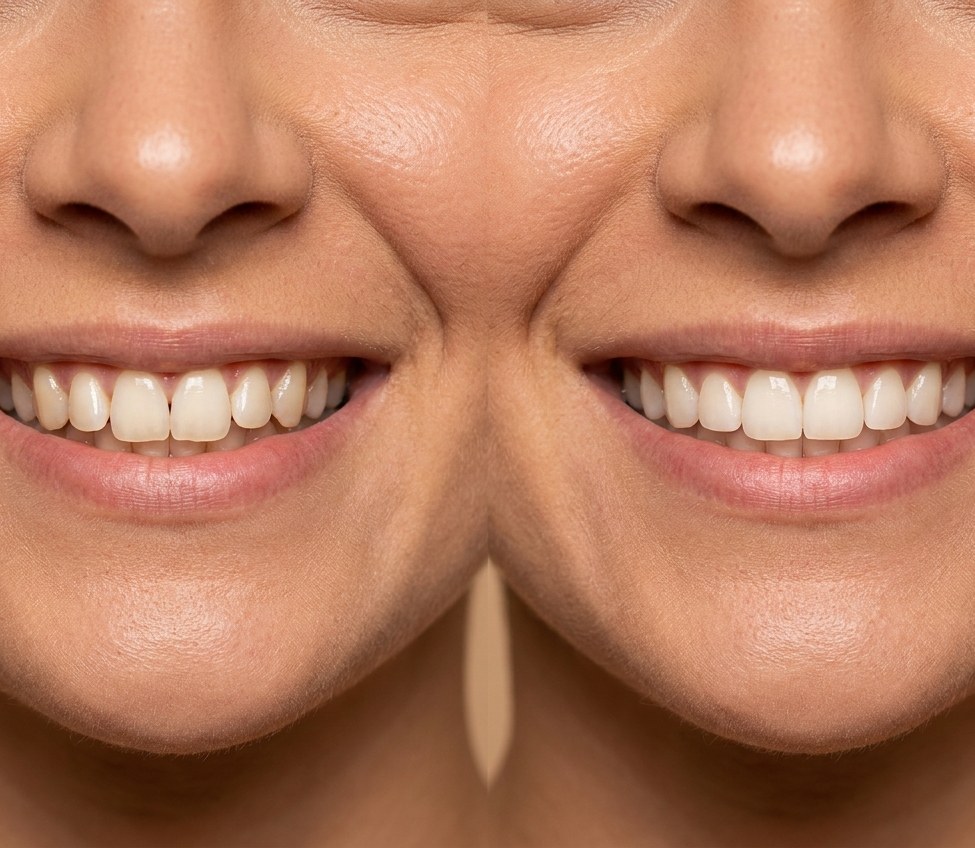 Before and after clear aligner treatment at ANEWU